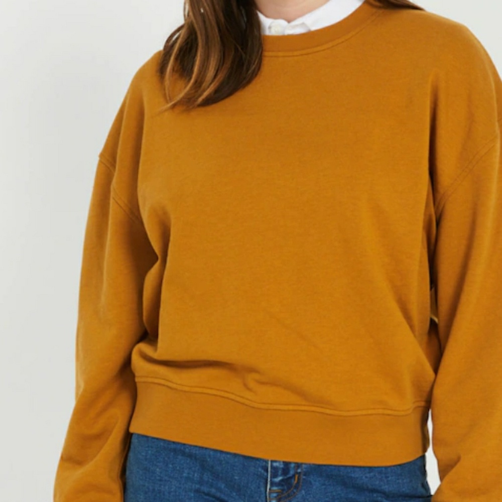 The Drop-Shoulder French Terry Sweatshir